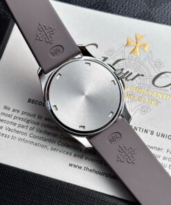 Đồng hồ Patek Philippe nữ đính đá dây cao su Replica cao cấp nhà máy PPF 35,6mm