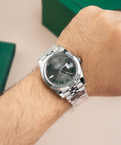 Đồng hồ Rolex DateJust 116234 Replica 1 1 mặt số Wimbledon nhà máy Clean 41mm (2)