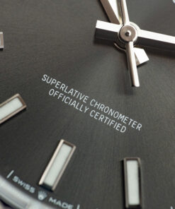 Đồng hồ Rolex DateJust Chế Tác nam mặt xám cọc số dạ quang Clean 41mm (2)