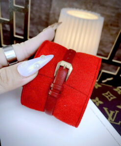 Đồng hồ Slvatore Ferragamo Gancino nữ dây da mặt xà cừ like auth 26mm