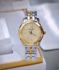 Đồng hồ Versace Greca nữ demi niềng khía cọc số dạ quang like auth 35mm