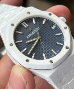 Đồng hồ Audemars Piguet Replica cao cấp nhất chế tác vỏ gốm trắng 41mm (1)