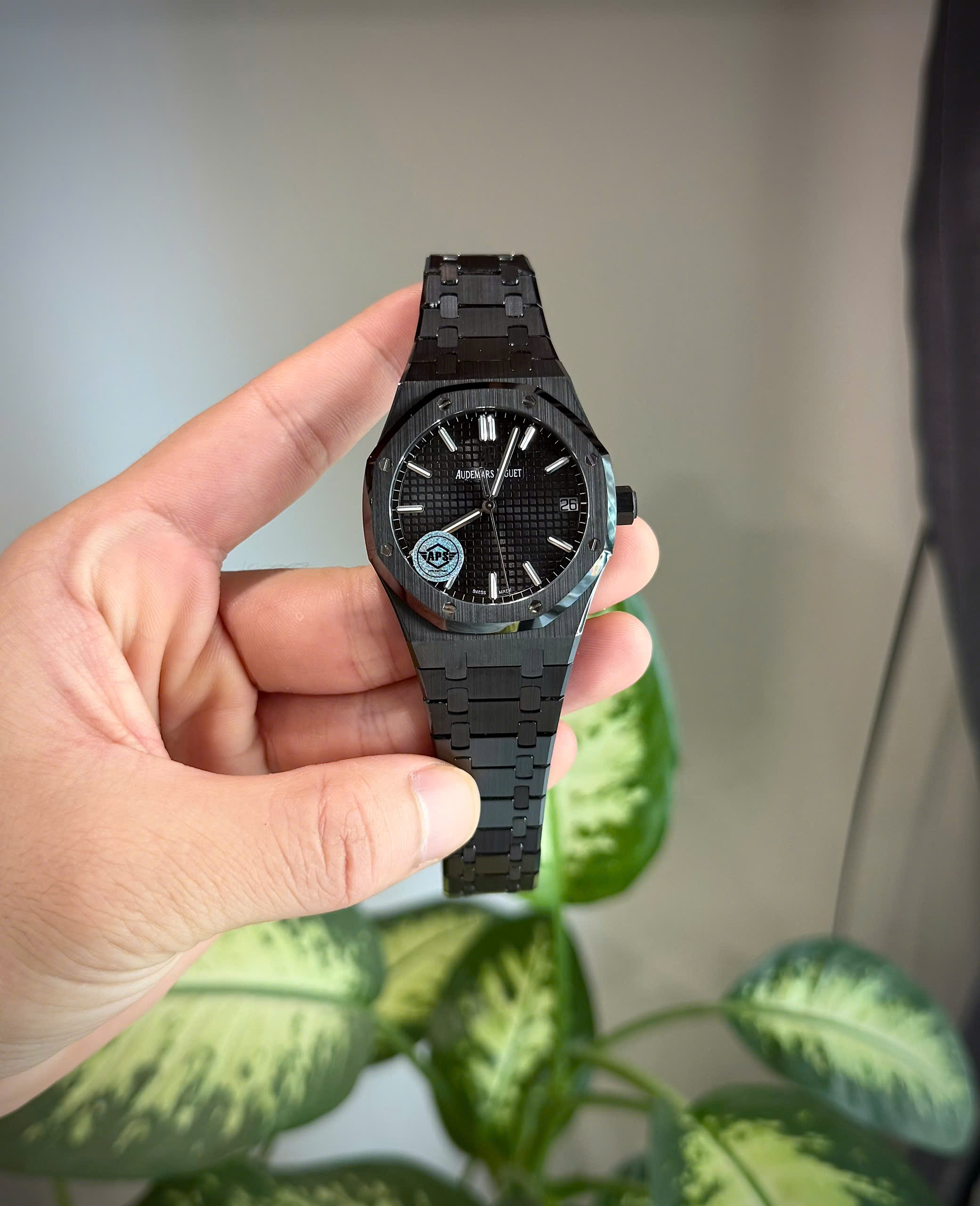 Đồng hồ Audemars Piguet Royal Oak 15500CE chế tác gốm đen cao cấp nhà máy APS 41mm Đồng hồ Audemars Piguet Royal Oak 15500CE chế tác gốm đen cao cấp nhà máy APS 41mm