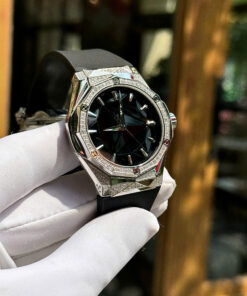 Đồng hồ Hublot Rep 1 1 Classic Fusion Orlinski Titankium Demi Pave đính đá nhà máy HB (2)