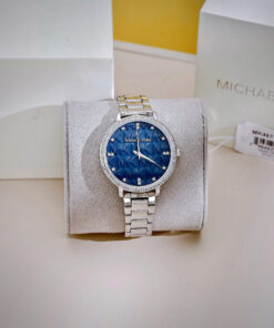 Đồng hồ Michael Kors MK4671 nữ mặt xanh blue đính đá like auth 38mm