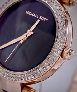 Đồng hồ Michael Kors MK6414 Parker dây kim loại đính đá like auth 38mm