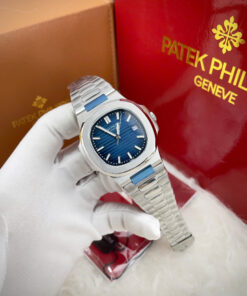 Đồng hồ Patek Philippe Nautilus 5711 nam dây kim loại xanh blue fake 11 40mm
