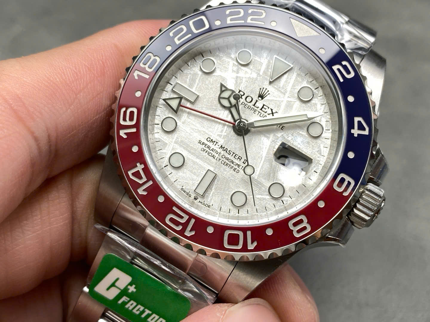 Đồng hồ Rolex 126719BLRO GMT Master 2 Pepsi mặt số thiên thạch nhà máy C+ 40mm (5) Đồng hồ Rolex 126719BLRO GMT Master 2 Pepsi mặt số thiên thạch nhà máy C+ 40mm (2)