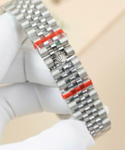 Đồng hồ Rolex DateJust Lady Replica 11 mặt đen cọc số la mã 31mm (2)