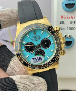 Đồng hồ Rolex Daytona 126518LN mặt số xanh băng chế tác máy 4131 xưởng THB 40mm (6)