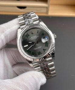 Đồng Hồ Rolex 1 1 DateJust 126334 Cao Cấp Nhất Mặt Số Wimbledon Nhà Máy VS 41mm (9)