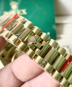 Đồng Hồ Rolex Day - Date ZF nam vàng gold máy Miyota Nhật Fake 11 40mm