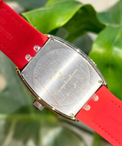 Đồng hồ Franck Muller V32 nữ full đá mặt trái tim fake 11 36mm