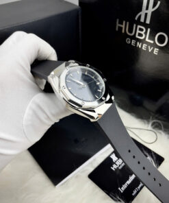 Đồng hồ Hublot Classic Fusion Orlinski dây cao su máy cơ nhật fake 11 nam 44mm