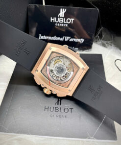Đồng hồ Hublot đính đá Spirit of Big Bang king gold Fake máy cơ Nhật 45mm (2)