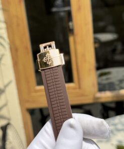 Đồng hồ Patek Philippe Aquanaut 5261 Rep 11 mặt Chocolate dây cao su nâu 40mm (3)