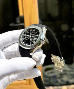 Đồng hồ Patek Philippe Aquanaut 5261 Rep 11 nam máy cơ dây cao su màu đen 40mm (2)
