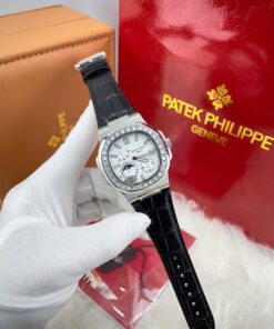 Đồng hồ Patek Philippe Fake cao cấp máy cơ Nhật Nautilus 5722 mặt đen 40mm (2)