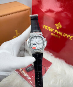 Đồng hồ Patek Philippe Fake cao cấp máy cơ Nhật Nautilus 5722 mặt đen 40mm (2)