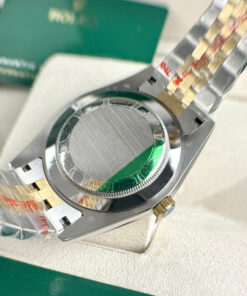 Đồng hồ Rolex Datejust ZF nam demi mặt xám máy Miyota nhật fake 11 40mm