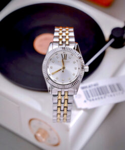 Đồng hồ Michael Kors Petite Lexington MK4740 demi vàng gold like auth 26mm