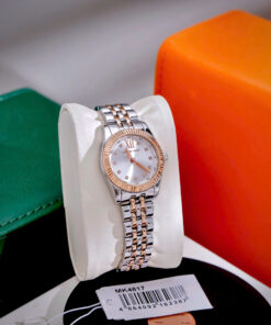 Đồng hồ Michael Kors Petite Lexington MK4817 demi cọc số đính đá like auth 26mm