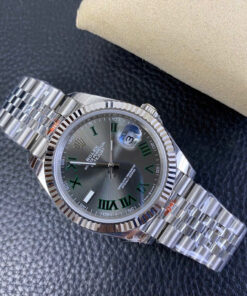 Đồng hồ Rolex Datejust Wimbledon nam máy nhật giá rẻ fake cao cấp 36 - 41mm