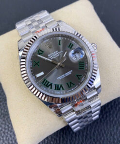 Đồng hồ Rolex Datejust Wimbledon nam máy nhật giá rẻ fake cao cấp 36 - 41mm