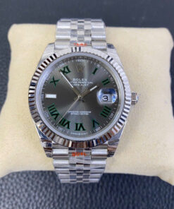 Đồng hồ Rolex Datejust Wimbledon nam máy nhật giá rẻ fake cao cấp 36 - 41mm