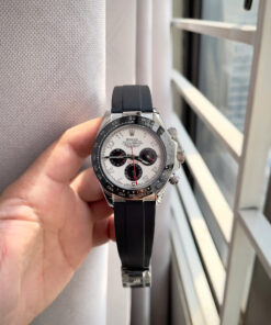 Đồng hồ Rolex Daytona Cosmograph nam mặt trắng cọc số học trò fake 11 40mm
