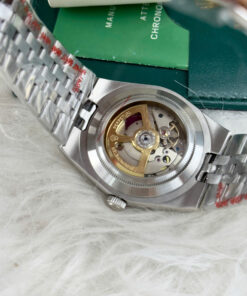 Đồng hồ Rolex Land – Dweller nam xanh blue máy cơ nhật giá rẻ fake cao cấp 41mm