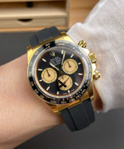 Đồng hồ Rolex Rep 11 Cosmograph Daytona 126518LN mặt số đen vàng 40mm (7)
