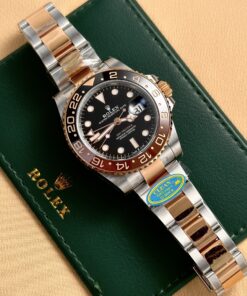 Đồng hồ Rolex Rep 11 GMT-Master II Root Beer màu Demi Rose Clean Factory 40mm (2)