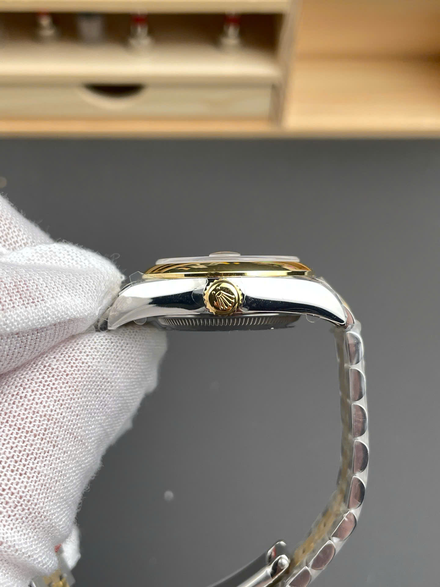 Đồng hồ nữ Rolex Lady-Datejust 279163-0024 máy cơ tự động Thuỵ Sỹ 28mm (6)