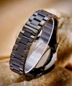 Đồng Hồ Gucci Chronograph Like Auth Màu Đen Nam Dây Thép Đen 44mm (2)