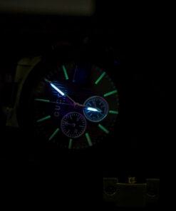 Đồng Hồ Gucci Chronograph Like Auth Màu Đen Nam Dây Thép Đen 44mm (2)