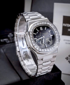 Đồng Hồ Patek Philippe Fake Cao Cấp Nautilus 5724 Mặt Số Đen Máy Cơ Nhật 40mm (2)