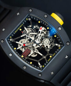 Đồng Hồ Richard Mille Replica 11 RM035 Nadal Americas Limited Edition Vỏ Gốm Đen 40x48mm (5)