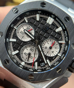 Đồng hồ Audemars Piguet Rep 11 Royal Oak Offshore Chronograph 26420 mặt đen xưởng APS 43mm (2)