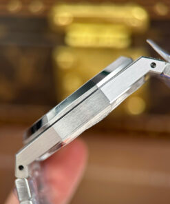 Đồng hồ Audemars Piguet Replica 1 1 Royal Oak 15410 Frosted mặt xanh blue dây kim loại xưởng APS 41mm (2)