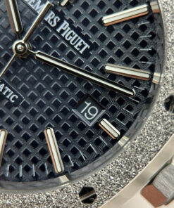 Đồng hồ Audemars Piguet Replica 1 1 Royal Oak 15410 Frosted mặt xanh blue dây kim loại xưởng APS 41mm (2)