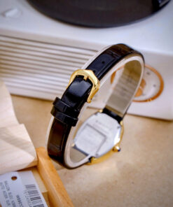 Đồng hồ Cartier Baignoire nữ 1920 WGBA0022 dây da fake cao cấp 31x23mm