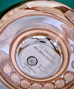 Đồng hồ Chopard Happy Butterfly nữ rose gold đính đá Like Auth 27mm