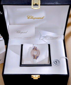 Đồng hồ Chopard Happy Butterfly nữ rose gold đính đá Like Auth 27mm