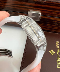 Đồng hồ Hublot Spirit Big Bang Bleu nam vỏ Sapphire trong suốt fake cao cấp 42mm