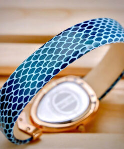 Đồng hồ Just Cavalli nữ Embellished Dial & Leather dây da xanh like auth 30mm