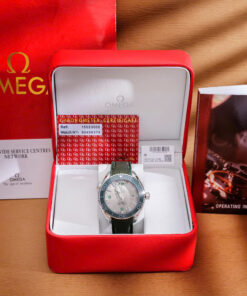 Đồng hồ Omega Seamaster nam Planet Ocean 600M dây dù xanh fake cao cấp 42mm