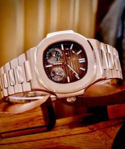 Đồng hồ Patek Philippe Fake cao cấp Nautilus 5712 mặt số chocolate máy cơ nhật 40mm