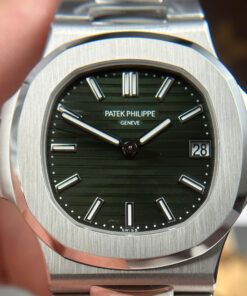 Đồng hồ Patek Philippe Nautilus 5711 Replica 11 mặt xanh lá cây nhà máy BBF tinh chỉnh 40mm (2)