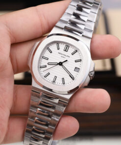 Đồng hồ Patek Philippe Nautilus 5711 chế tác mặt trắng nhà máy BBF tinh chỉnh 40mm (1)